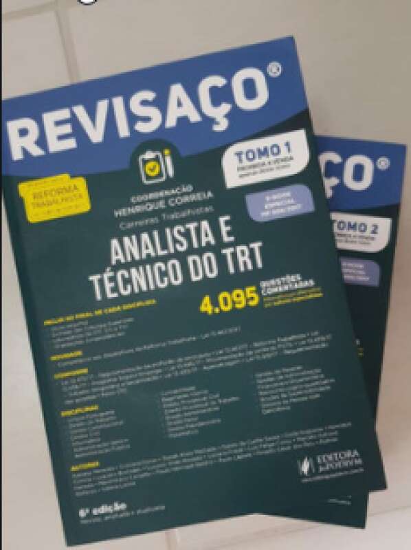 Livro Analista e Técnico do TRT 4 095 Questões Comentadas HENRIQUE