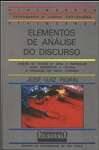 Elementos De Analise Do Discurso 1a.ed.