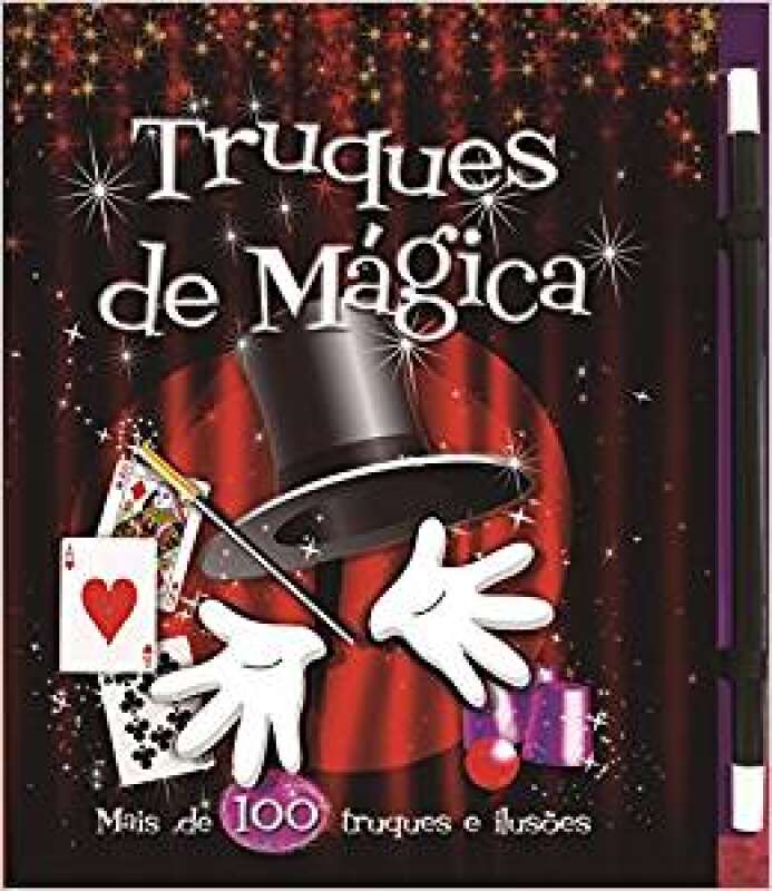 Livro Truques de mágica Mais de 100 truques e ilusões Igloo Books