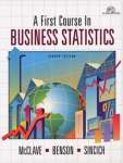	First Course in Business Statistics - sebo online