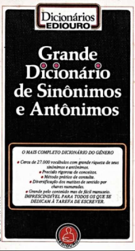 Grande Dicionario de Sinonimos e Antonimos PDF