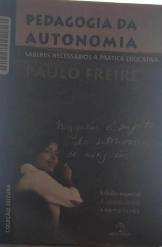 Livro: PEDAGOGIA DA AUTONOMIA - Paulo Freire - Sebo Online Container ...